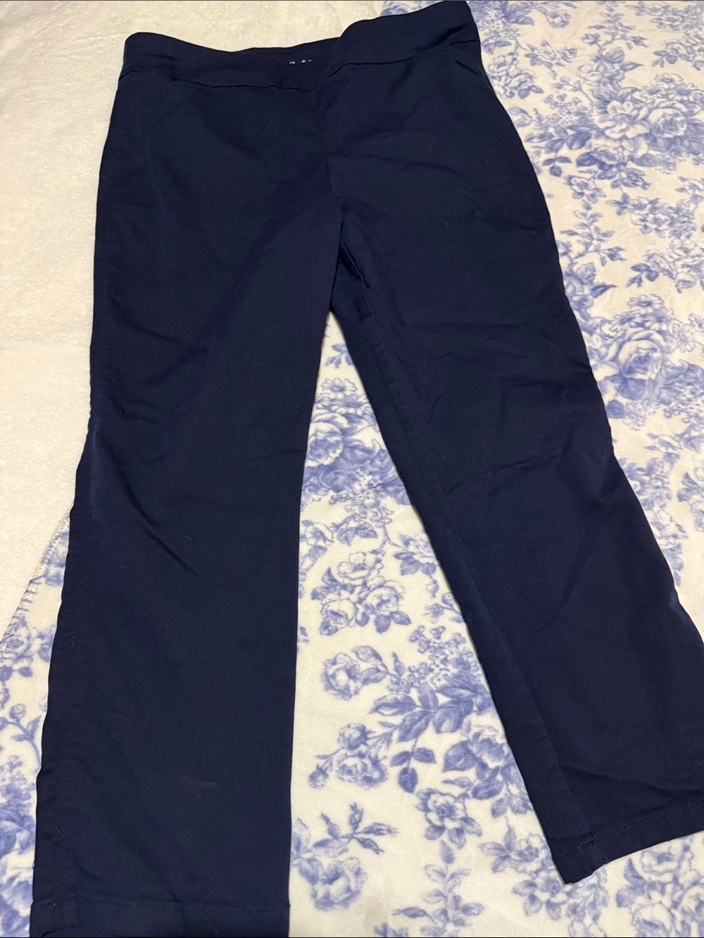 croft & barrow Navy Boot-Cut Stretch Pants